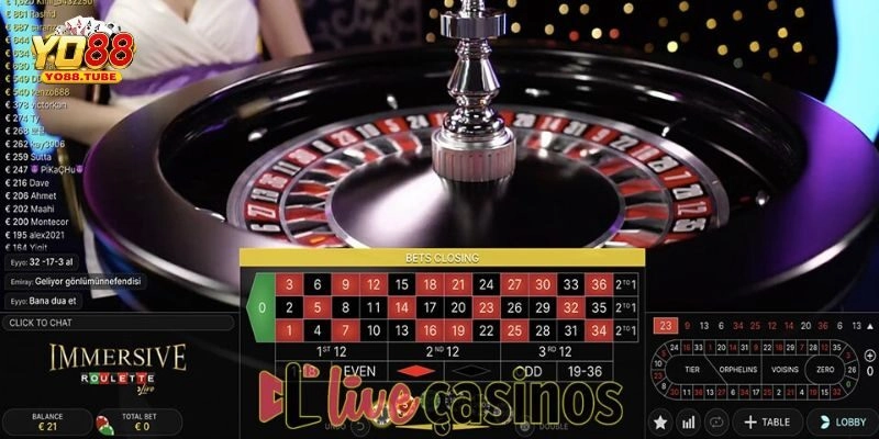 Live Casino Yo88: Cá Cược Ăn Tiền Đậm với 5+ Game